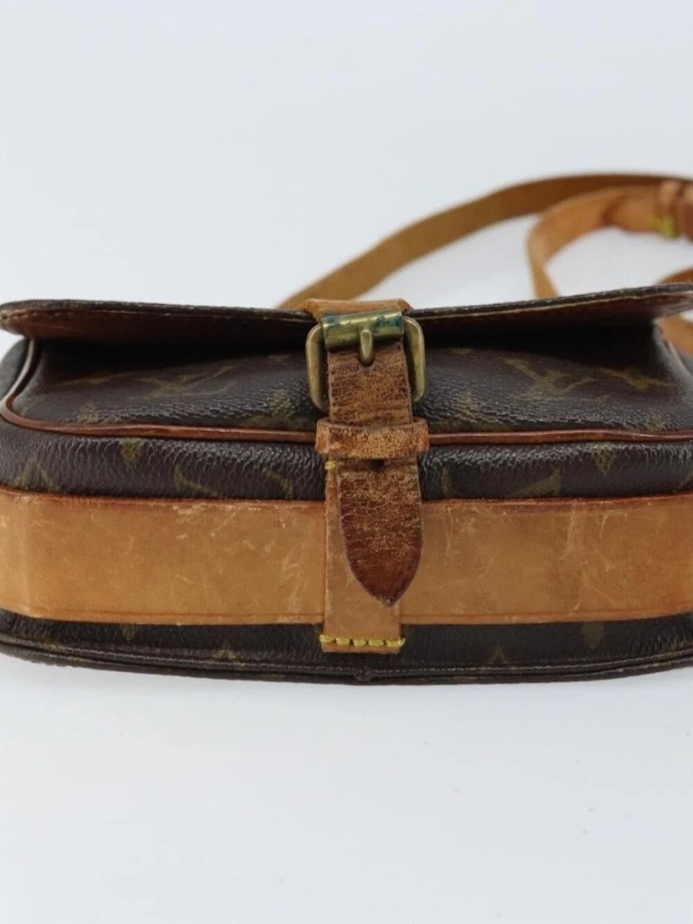 LOUIS VUITTON Monogram Cartouchiere PM Shoulder Bag M51254 LV Auth 172864 - Picture 7 of 16